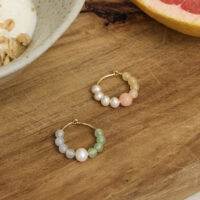 Pearl and bead earrings - Enamel Copenhagen - Silverado Jewellery