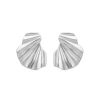 Silver Wave Stud Earring - Enamel Copenhagen - Silverado Jewellery