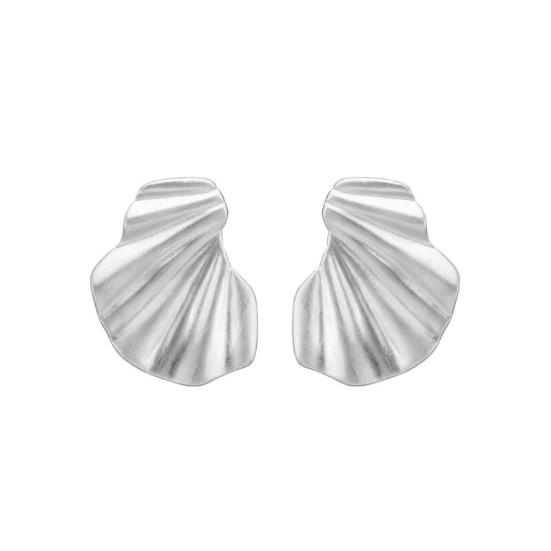 Silver Wave Stud Earring - Enamel Copenhagen - Silverado Jewellery