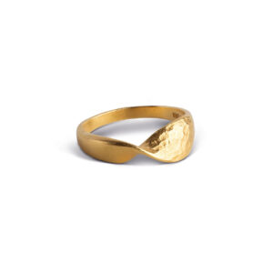 Gold Adele ring - Enamel Copenhagen - Silverado Jewellery