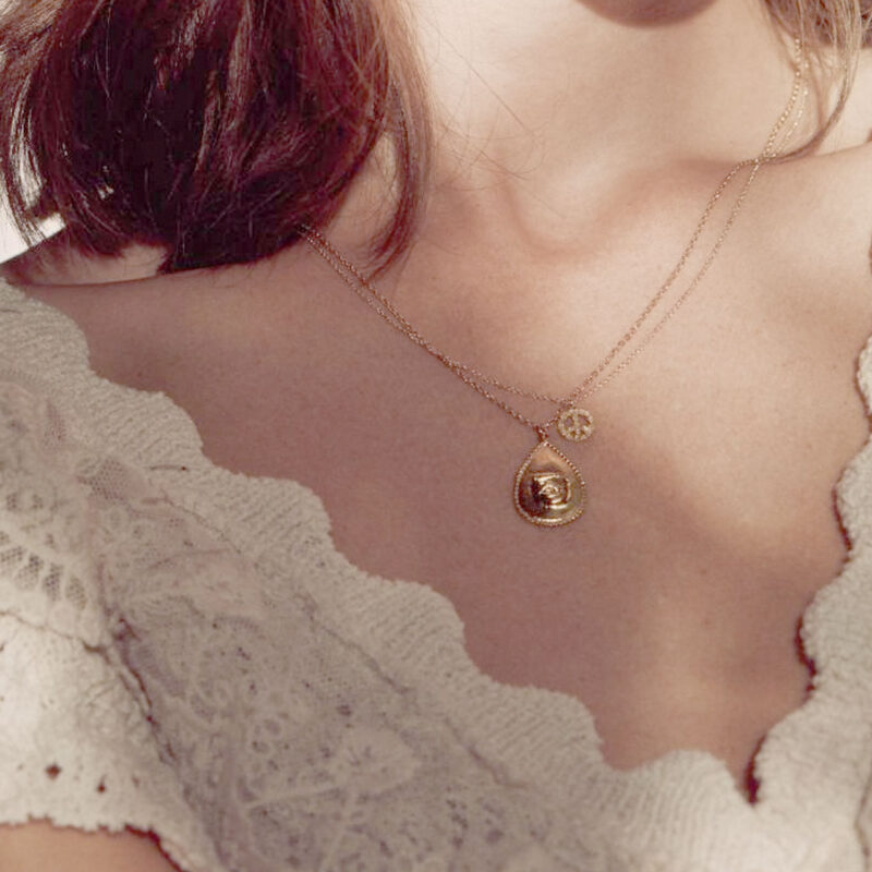 Gold Sense Of Sight Eye Pendant Necklace - Alex Monroe - Silverado Jewellery