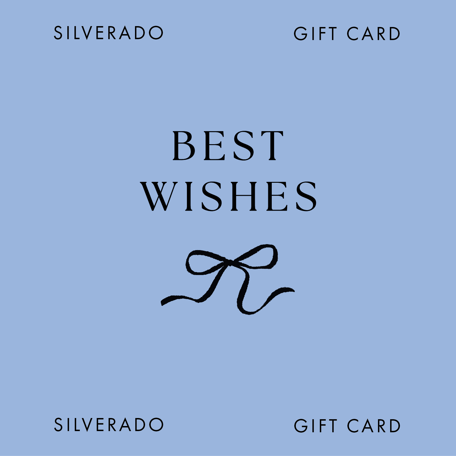 Best Wishes Gift Card - Silverado Jewellery