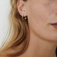 Pearl Globe Hoop Earring - Pernille Corydon - Silverado Jewellery