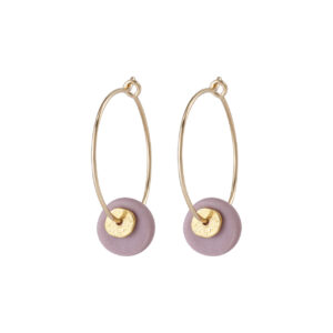 Pink Porcelain Periwinkle Orla Earrings - One and Eight - Silverado Jewellery