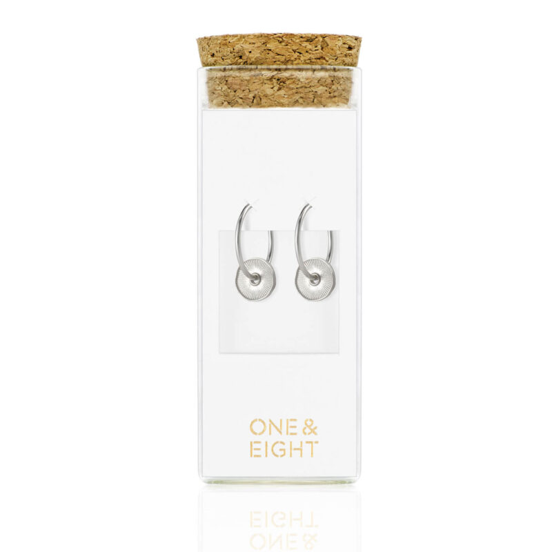 Silver Disc Sorrel Earring - One & Eight - Silverado Jewellery