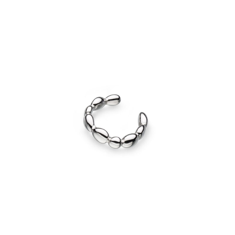 Silver Coast pebble Ridge Ear Cuff - Kit Heath - Silverado Jewellery