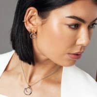 Golden Bevel Unity Solo Ear Cuff - Kit Heath - Silverado Jewellery