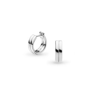 Bevel Unity Huggie Hoop Earrings - Kit Heath - Silverado Jewellery
