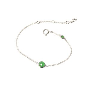Silver May Birthstone Bracelet - Silverado Jewellery