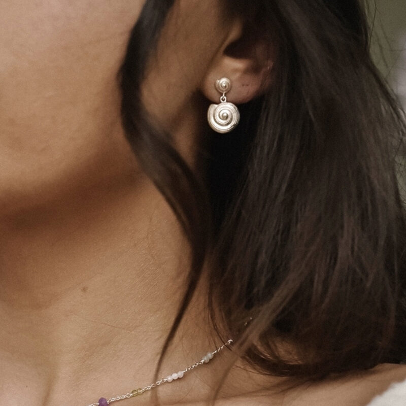 Silver Reef Shell Earrings - Pernille Corydon - Silverado Jewellery