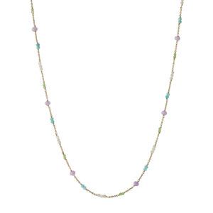 Sea Colour Beaded Necklace - Pernille Corydon - Silverado Jewellery
