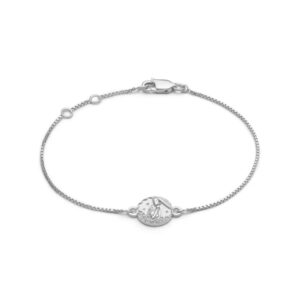 Silver Aquarius Zodiac Bracelet - Rachel Jackson - Silverado Jewellery