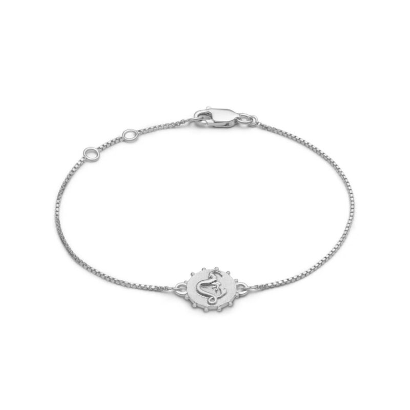 Silver Capricorn Zodiac Bracelet - Rachel Jackson - Silverado Jewellery