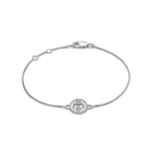 Silver Libra Zodiac Bracelet - Rachel Jackson - Silverado Jewellery