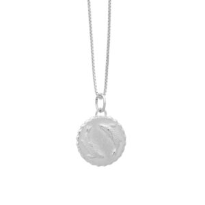 Silver pisces zodiac coin necklace - Rachel Jackson - Silverado Jewellery