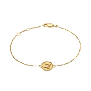 Gold Sagittarius Zodiac Bracelet - Rachel Jackson - Silverado Jewellery