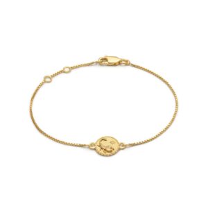 Gold Scorpio Zodiac Bracelet - Rachel Jackson - Silverado Jewellery