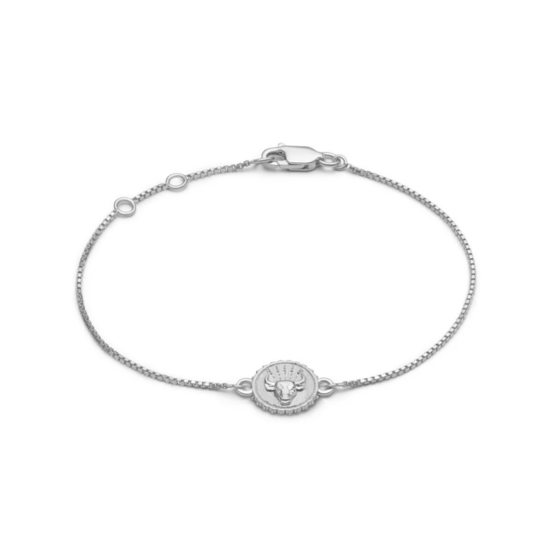 Silver Taurus Zodiac Bracelet - Rachel Jackson - Silverado Jewellery