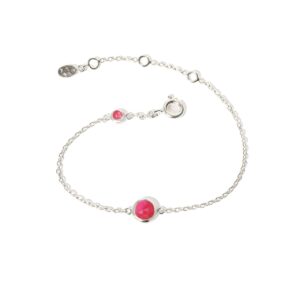Silver July Birthstone Bracelet - Silverado Jewellery