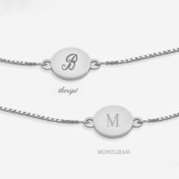 Silver engraved Zodiac bracelet - Rachel Jackson - Silverado Jewelllery