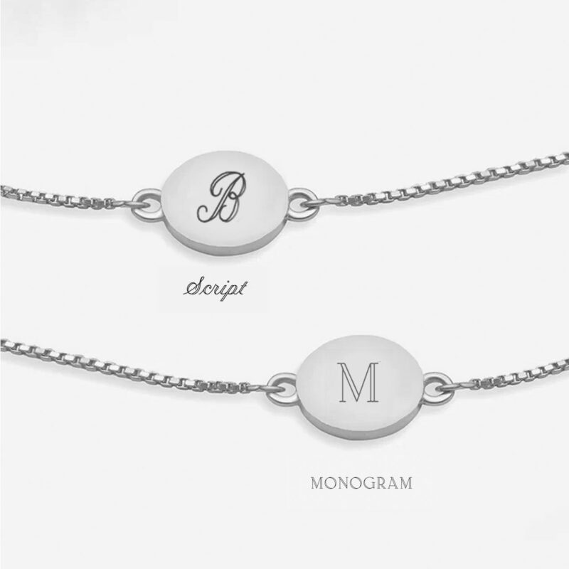 Silver engraved Zodiac bracelet - Rachel Jackson - Silverado Jewelllery