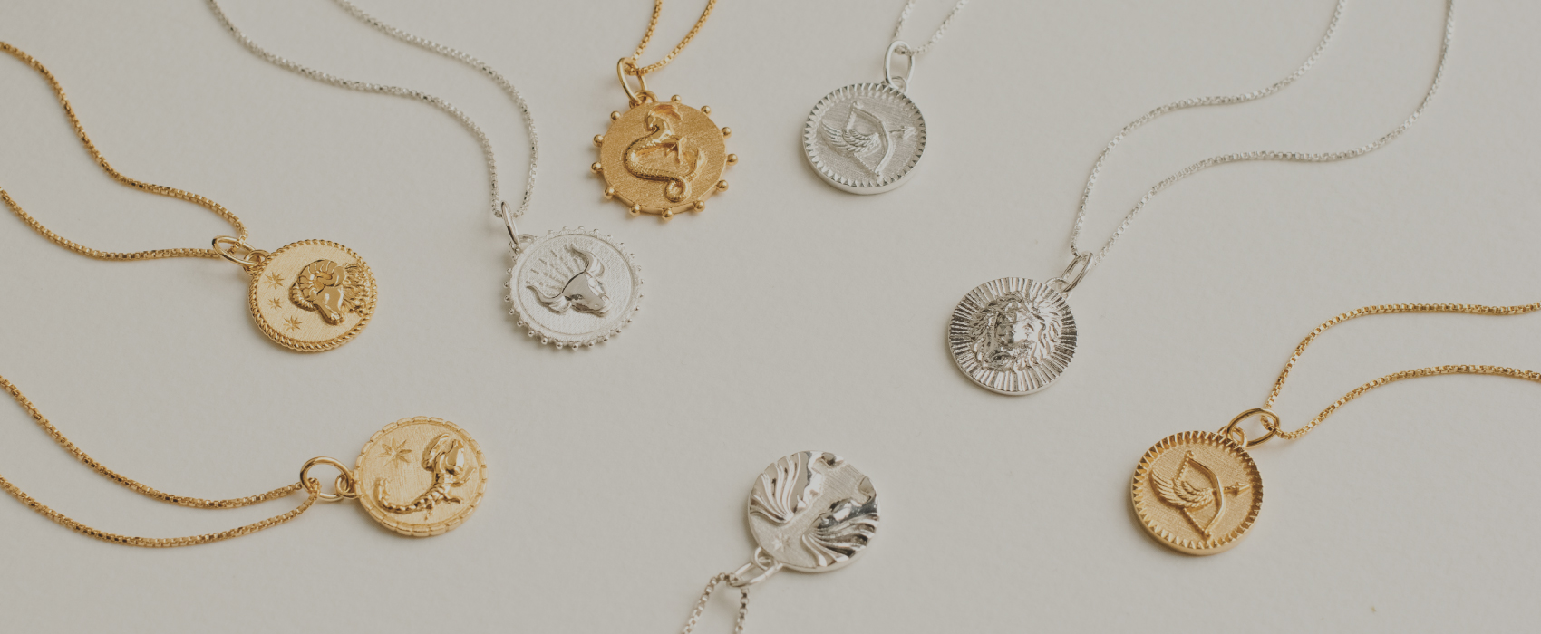 Zodiac Necklaces - Rachel Jackson - Silverado Jewellery