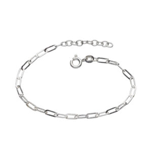 Silver Paper clip chain bracelet - Kit heath - Silverado Jewellery