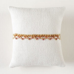Pink Woven Bead bracelet - Amie - Silverado Jewellery