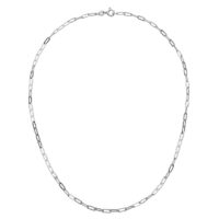 Dainty Silver Paperclip Necklace - Silverado Jewellery