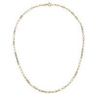 Dainty Gold Paperclip Necklace - Silverado Jewellery