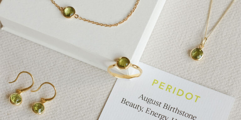 Birthstone Jewellery Collection - Peridot - Silverado