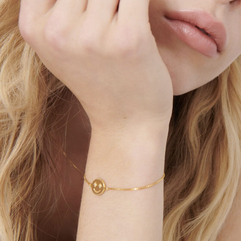 Mini Happy Face Bracelet - Rachel Jackson - Silverado