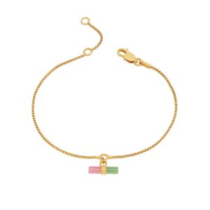 Watermelon mini t-bar bracelet - Rachel Jackson - Silverado Jewellery