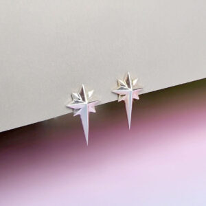 Silver Celestial Star Earrings - Vurchoo - Silverado Jewellery