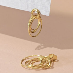 Hoop cluster ring earrings - Vurchoo - Silverado Jewellery