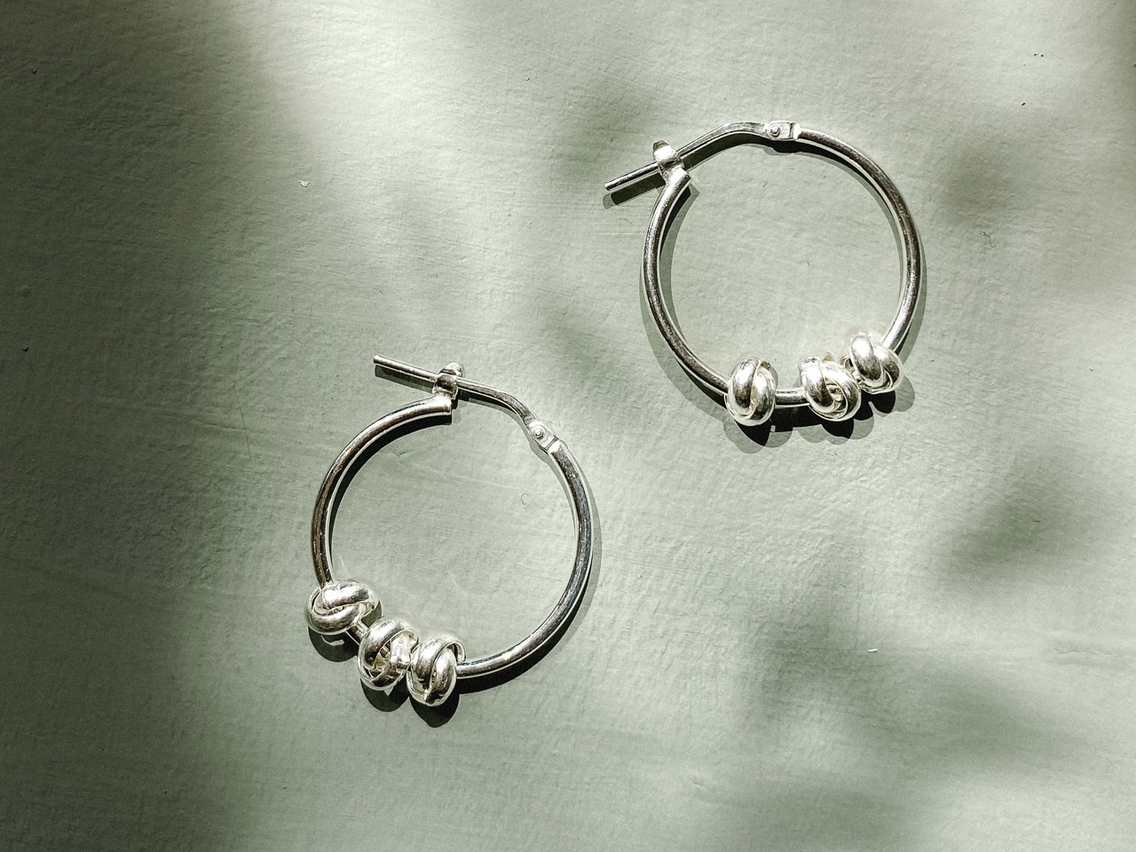 Dainty T-bar Huggie Hoops - Silverado Jewellery