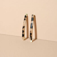 Tortoise Shell Thin Clips - Bachca - Silverado Jewellery