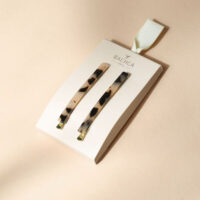 Tortoise Shell Thin Clips - Bachca - Silverado Jewellery