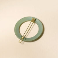 Green Circle Clip - Bachca - Silverado Jewellery