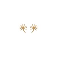 Gold Dandelion Stud Earring - Pernille Corydon - Silverado Jewellery