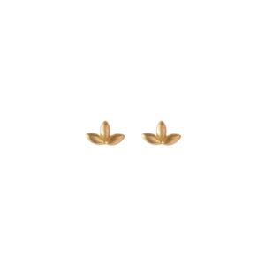 Gold Whisper Stud Earrings - Pernille Corydon - Silverado Jewellery