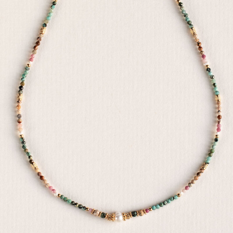 Pearl Beaded Necklace- Amie- Shop Silverado