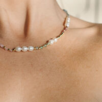 Colourful Bead And Pearl Necklace - Pure By Nat - Silverado Jewellery