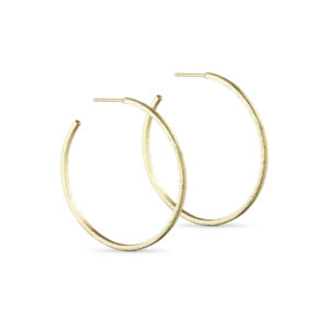 38mm Gold Hoop Earrings - Pure By Nat - Silverado Jewellery