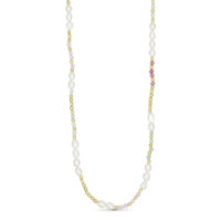 Colourful Bead And Pearl Necklace - Pure By Nat - Silverado Jewellery