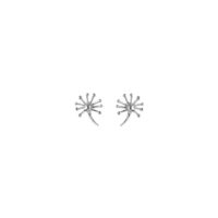 Silver Dandelion Stud Earring - Pernille Corydon - Silverado Jewellery