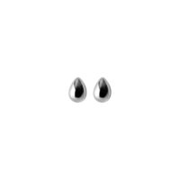 Silver rain drop stud earrings - Pernille Corydon - Silverado Jewellery