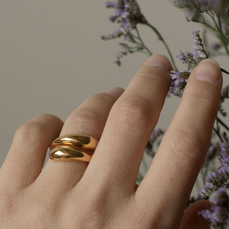 Gold Rain Ring - Pernille Corydon - Silverado Jewellery