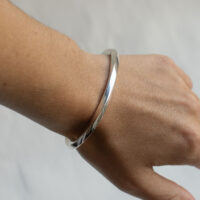 Silver Twist Cuff Bangle - Silverado Jewellery