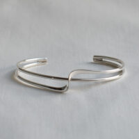 Silver Wave bangle - Silverado Jewellery